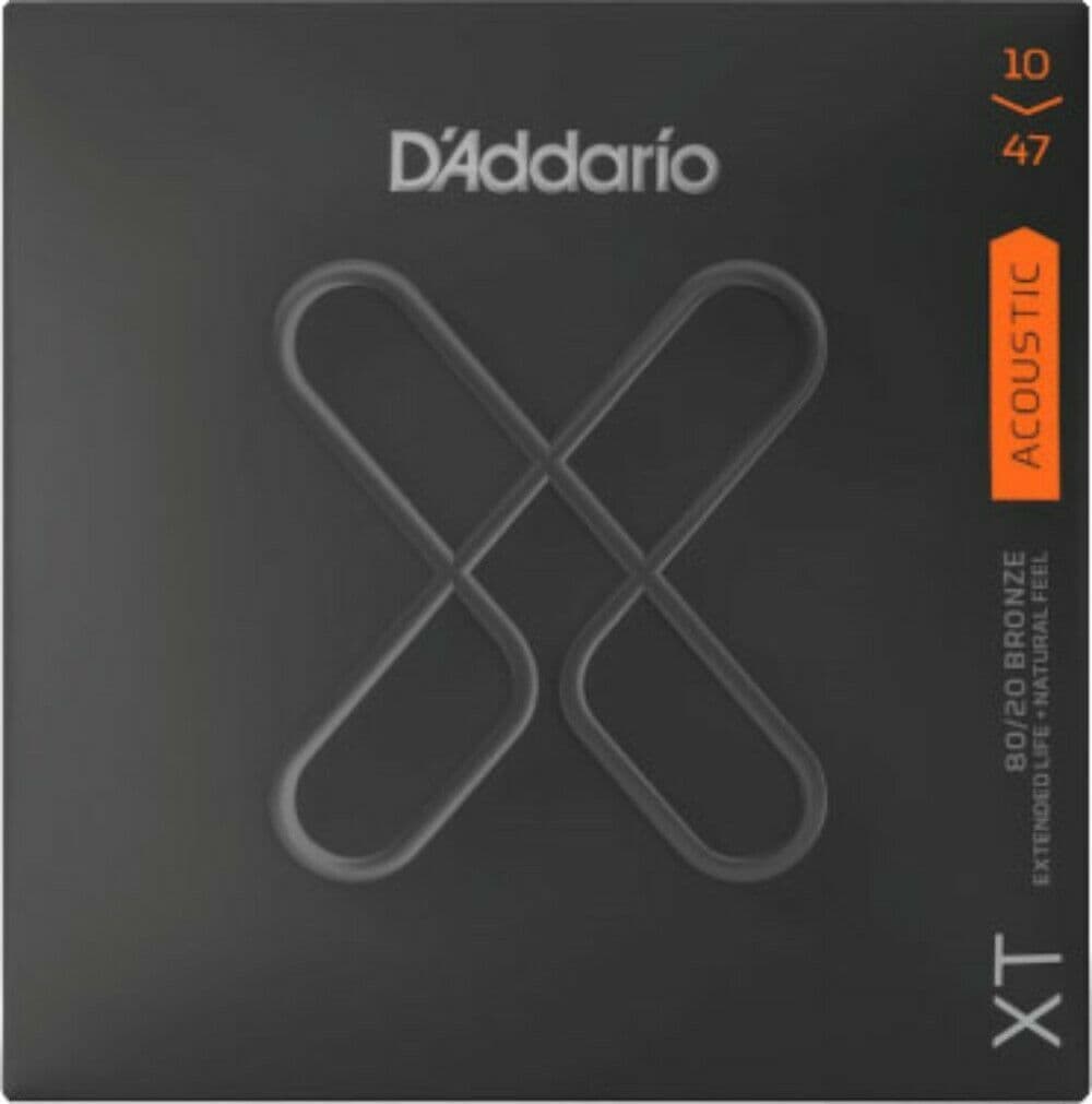 DAddario D'Addario XT Coated 80/20 Bronze 12-String 10-47 Acoustic Guitar Strings 19954308858 